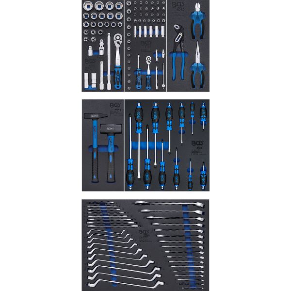 Carro de herramientas | 7 cajones | con 129 herramientas