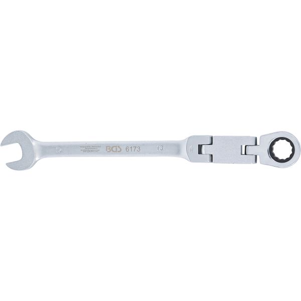 Double-Joint Ratchet Combination Wrench | adjustable | 13 mm