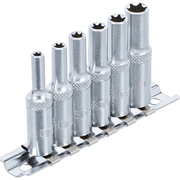 Socket Set, E-Type, deep | 6.3 mm (1/4") Drive | E4 - E10 | 6 pcs.