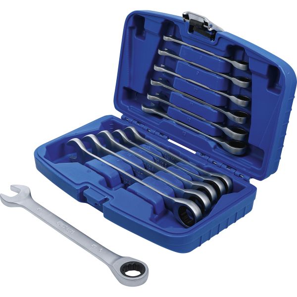 Ratchet Combination Wrench Set | 8 - 19 mm | 12 pcs.