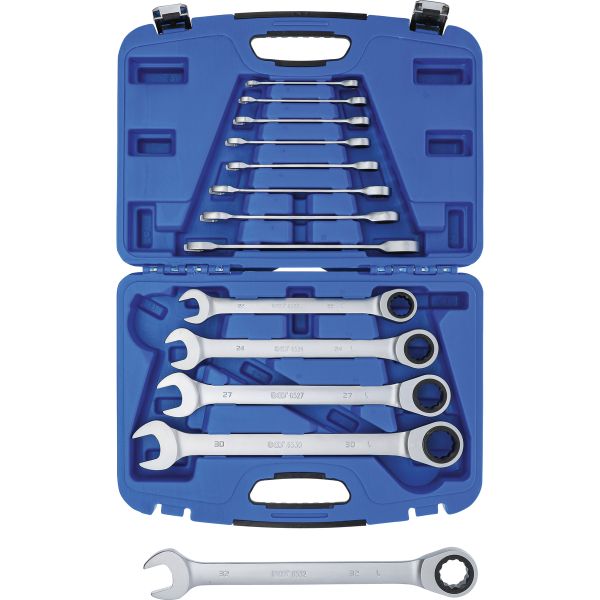 Ratchet Combination Wrench Set | 8 - 32 mm | 13 pcs.