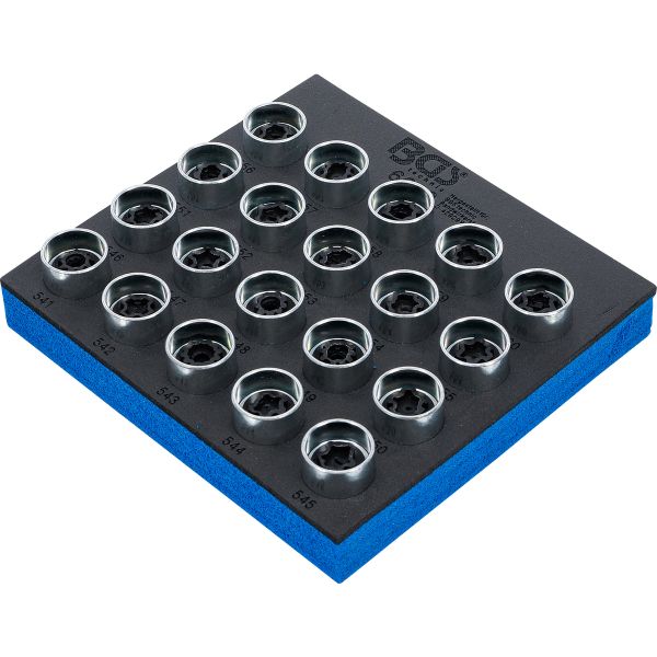 Tool Tray 1/6: Rim Lock Socket Set for VAG | 20 pcs.