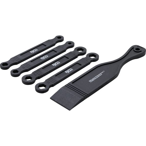 Plastic Double Ring Spanner & Pry Bar Set | 5 pcs.