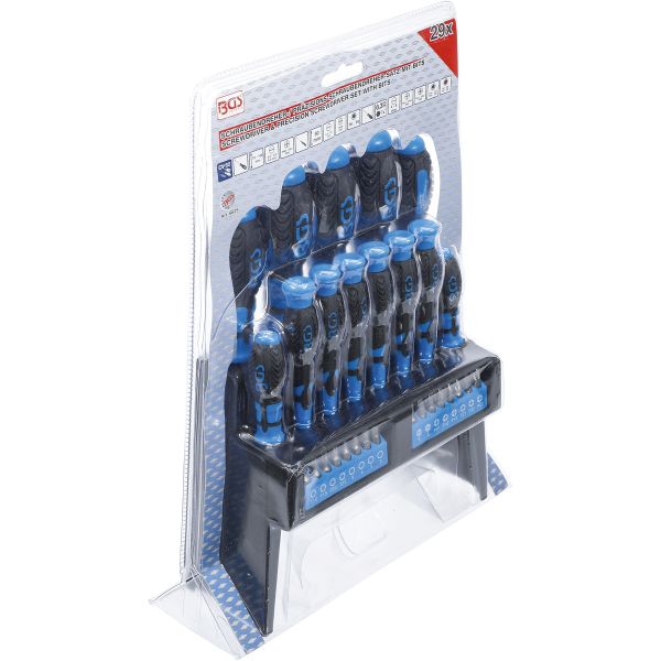 Screwdriver Set | with Bit Assortment | in a Plastic Stand | 29 pcs.