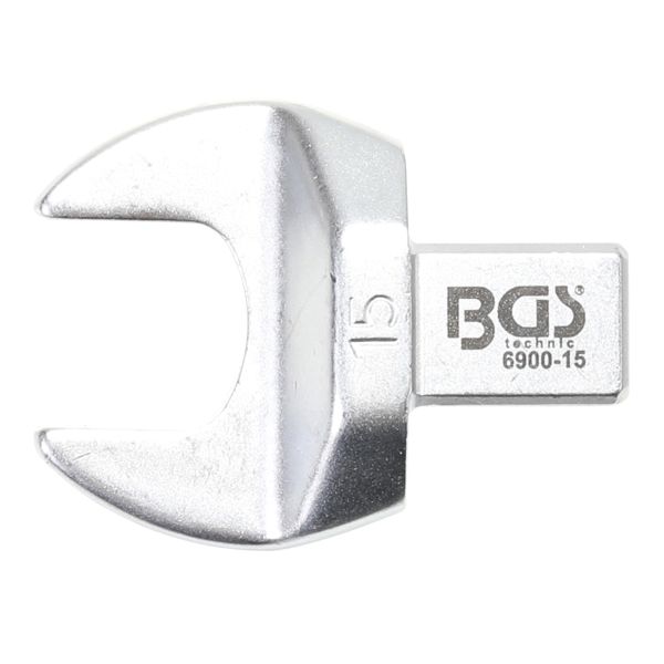 Open-End Push Fit Spanner | 15 mm | Square Size 9 x 12 mm