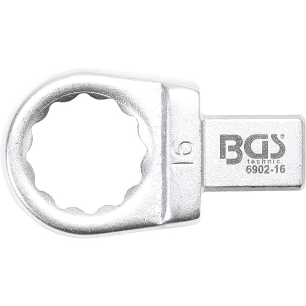 Push Fit Ring Spanner | 16 mm | Square Size 9 x 12 mm
