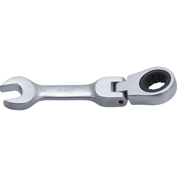 Ratchet Combination Wrench | short | adjustable | 11 mm