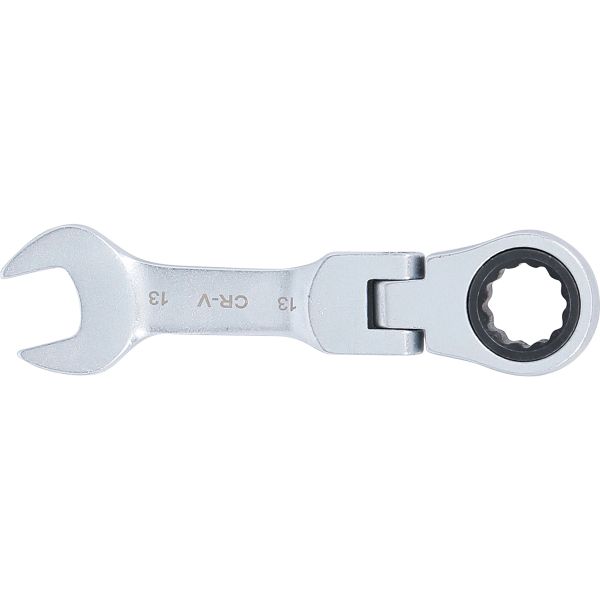 Ratchet Combination Wrench | short | adjustable | 13 mm