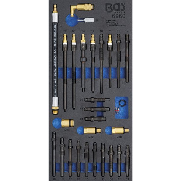 Adaptor Set for Compression and Pressure Loss Tester | 30 pcs.