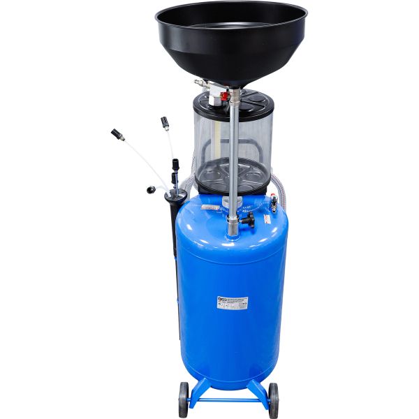 Air Suction Oil Drainer with Waste Oil Drain Receiver | 80 l