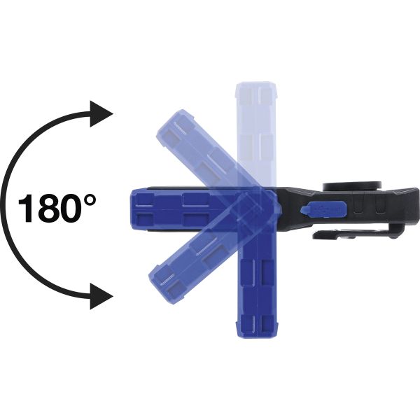 COB-LED-Werkstattleuchte mit Magnet und Haken | klappbar