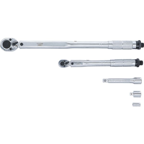 Torque Wrench Set | 6.3 mm (1/4") 5 - 25 Nm, 12.5 mm (1/2") 28 - 210 Nm | 5 pcs.