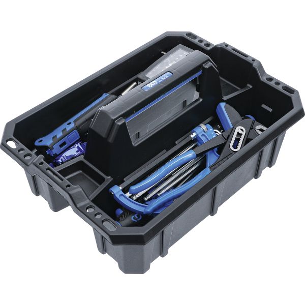 Tool Carrying Case | Reinforced Plastic | incl. Tool Assortment | 66 pcs.