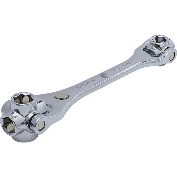 Llave especial | 8 en 1 | salida hexagonal 12 - 19 mm