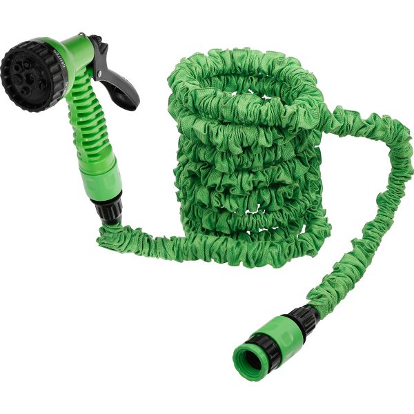 Water Hose | Textile | flexible | with Garden Hand Shower with 7 Functions | 3 - 10 m
