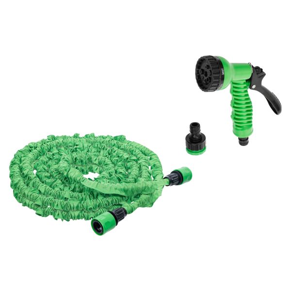 Water Hose | Textile | flexible | with Garden Hand Shower with 7 Functions | 7,5 - 22 m