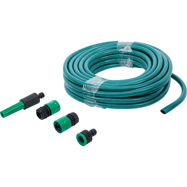 Water hose | PVC | with Water Spray Gun and Quick Couplings | 15 m | 6-pcs.