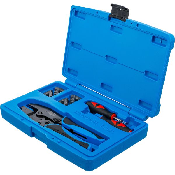 Crimping Pliers and Terminal Tool Kit | with 2 Pairs of Jaws