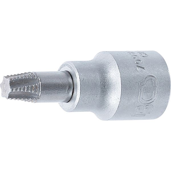 Extractor de tornillos de punta de vaso | entrada 10 mm (3/8") | para perfil en T (para Torx) defectuoso T40