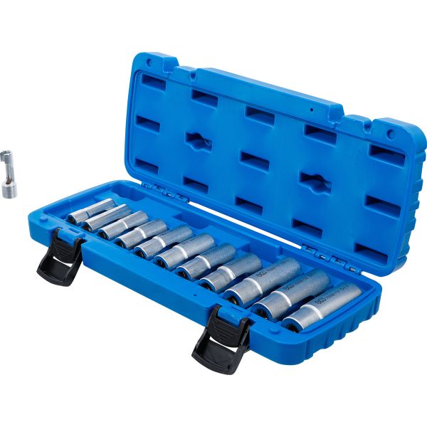 Special Socket Set, slotted | 10 mm (3/8") Drive | 8 - 19 mm | 12 pcs.