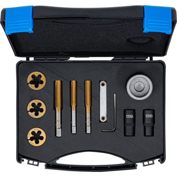 Tap and Die Set for Wheel Studs & Nuts | 12 pcs.