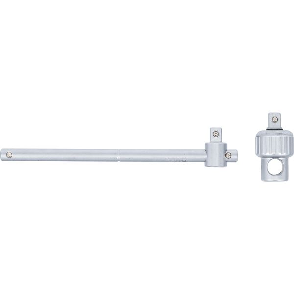 Steckschlüssel-Adapter mit Ratschenfunktion | mit Gleitgriff | Abtrieb 12,5 mm (1/2")