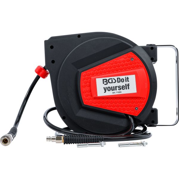 Retractable Air Hose Reel | Automatic | 10 m + 1.5 m