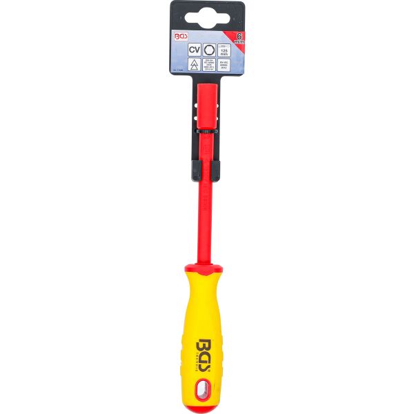 VDE Socket Screwdriver | Hexagon | 6 mm | Blade Length 125 mm