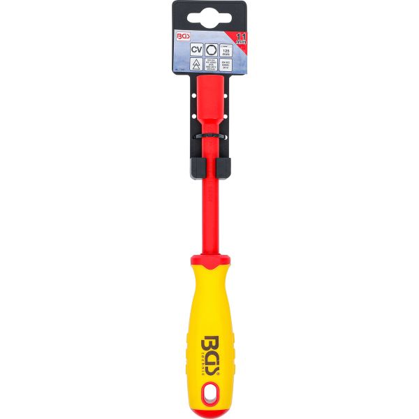 VDE Socket Screwdriver | Hexagon | 11 mm | Blade Length 125 mm