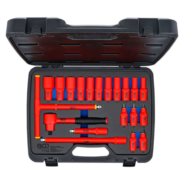 VDE Socket and Bit Socket Set | 10 mm (3/8") Drive | 20 pcs.