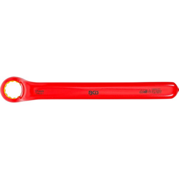 VDE Single End Ring Spanner | deep offset end | 21 mm