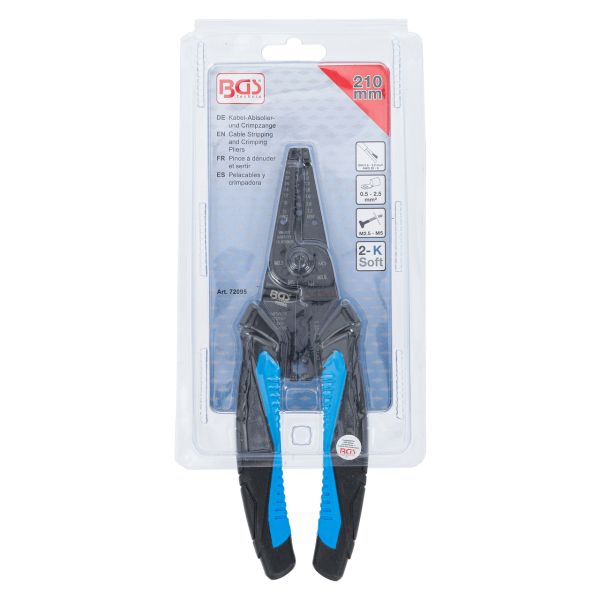 Cable Stripping and Crimping Pliers | 210 mm