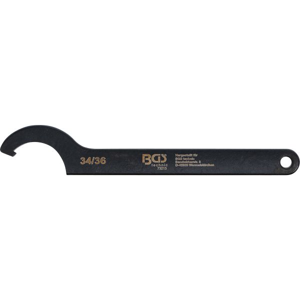 Hook Wrench with Nose | 34 - 36 mm