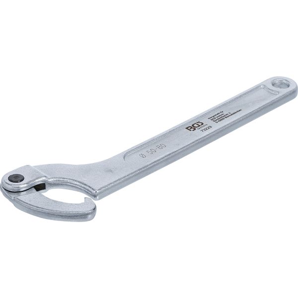 Adjustable Hook Wrench with Nose | 50 - 80 mm