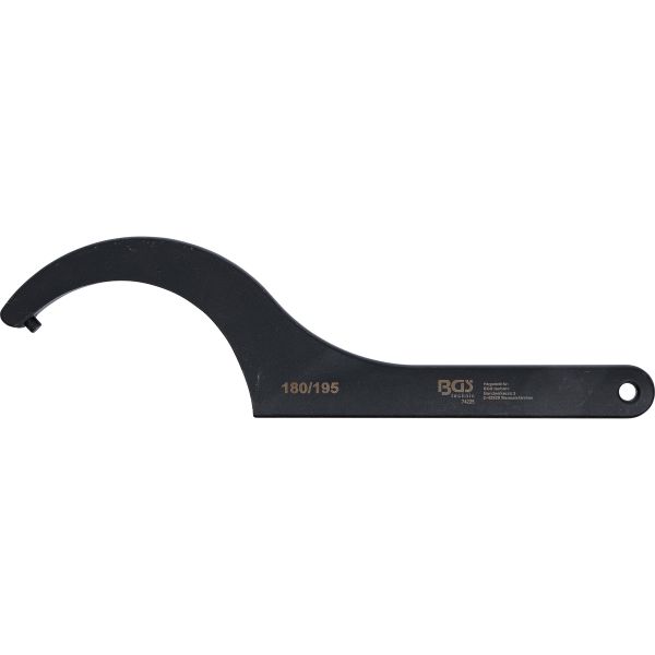 Hook Wrench with Pin | 180 - 195 mm