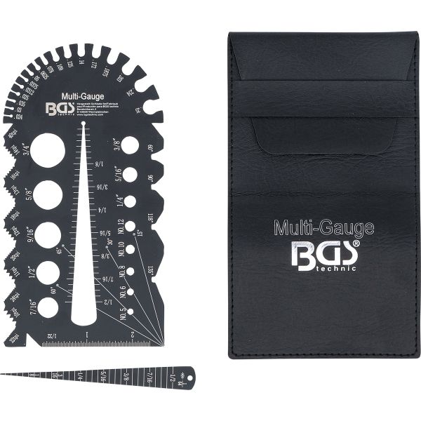 Screwpitch Gauge and Thread Template | Inch Sizes | 1/4 - 2"