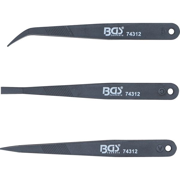 Plastic Tweezers Set | 3 pcs.