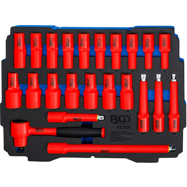 Foam Tray for BGS BOXSYS1 & 2: VDE Tool Set | 23-pcs.