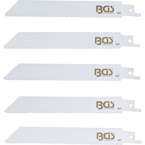 Reciprocating Saw Blade Set | for BGS 70993 | 5 pcs.