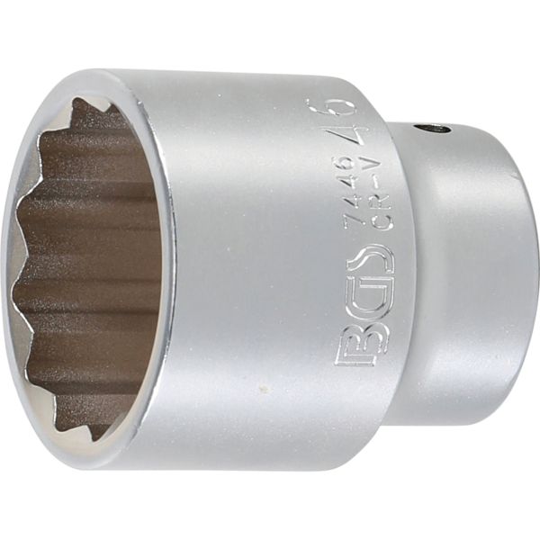 Socket, 12-point | 20 mm (3/4") Drive | 46 mm