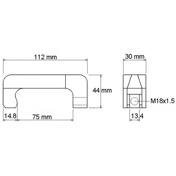 Crochet d'extracteur d’injecteur | 13 mm