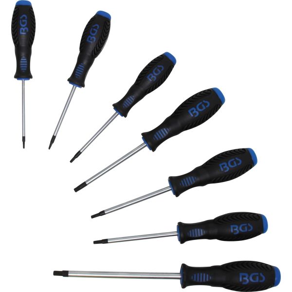 Screwdriver Set | T-Star (for Torx) T10 - T40 | 7 pcs.