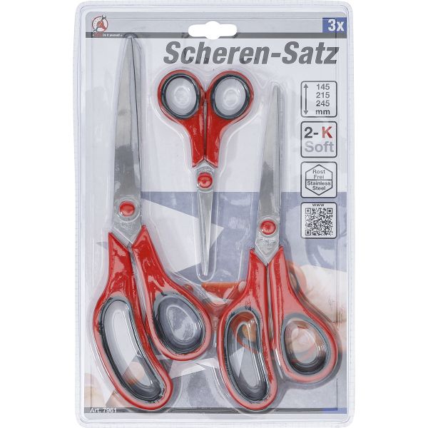 Stainless Scissors Set | 3 pcs.