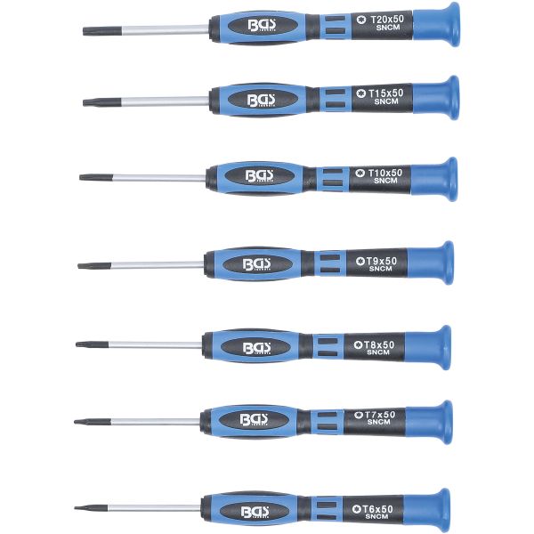 Precision Screwdriver Set | T-Star (for Torx) | 7 pcs.