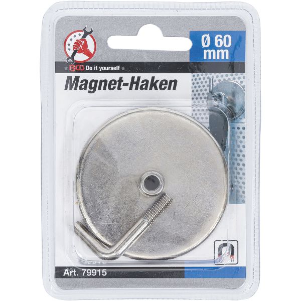 Magnet-Haken | rund | Ø 60 mm | 10 kg