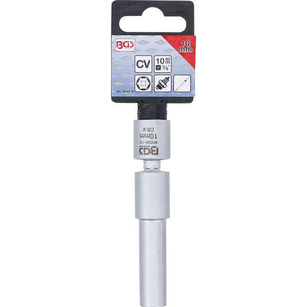 Swivel Glow & Spark Plug Socket | 10 mm (3/8") | 10 mm