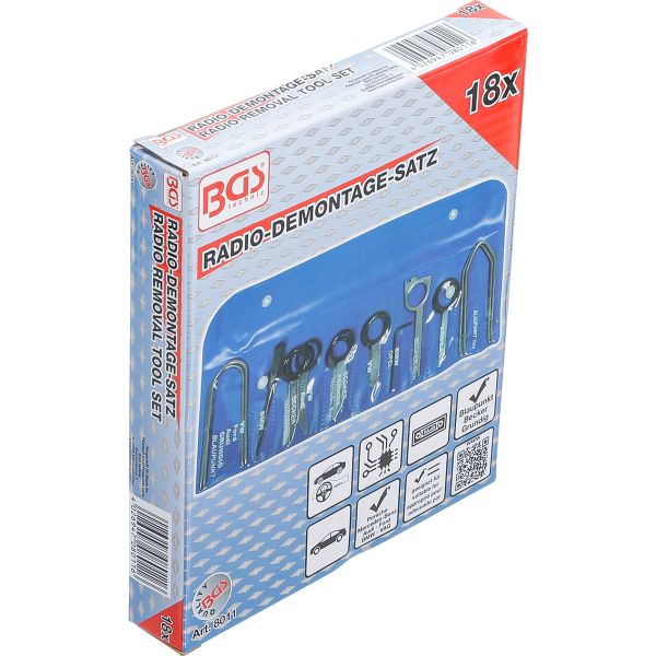 Radio Removal Tool Set | 18 pcs.