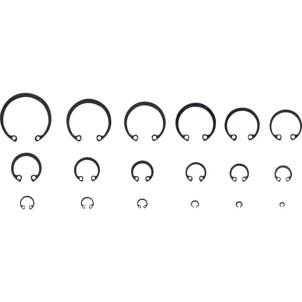 Assortiment de circlips intérieurs | Ø 3 - 32 mm | 300 pièces