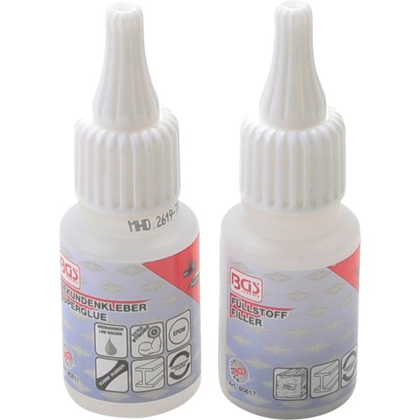 Adhesive Repair Kit | 2-component glue | 20 g industrial adhesive / 20 g granulate