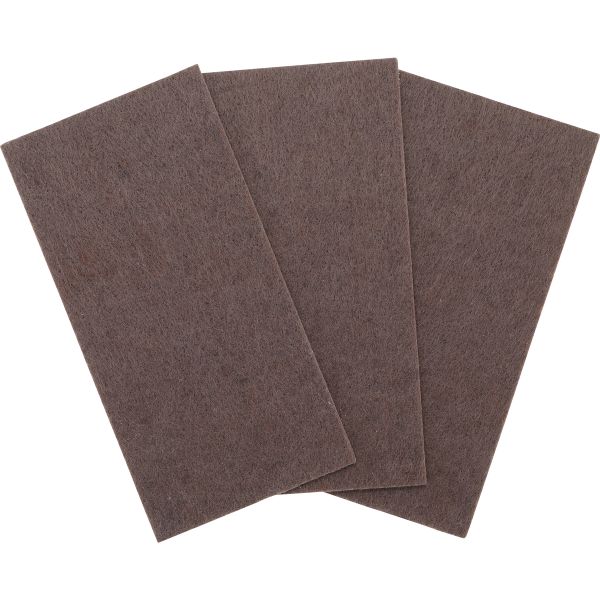 Felt Pad | Mats | brown | 100 x 200 mm | 3 pcs.